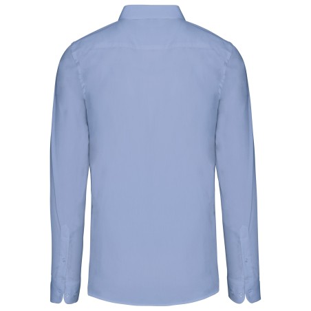 Men’s long-sleeved cotton poplin shirt