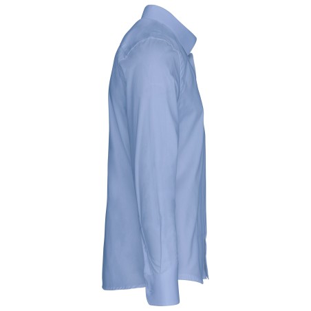 Men’s long-sleeved cotton poplin shirt
