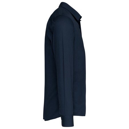 Men’s long-sleeved cotton poplin shirt