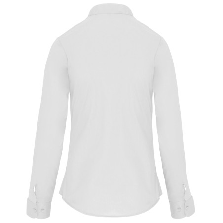 Ladies\\\' long-sleeved mandarin collar shirt