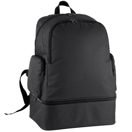 Team sports backpack with rigid bottom - 42L