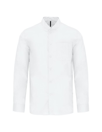 Camisa cuello mao  manga larga hombre 2