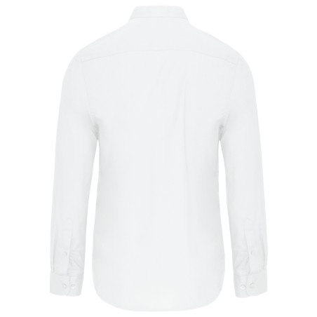 Camisa cuello mao  manga larga hombre