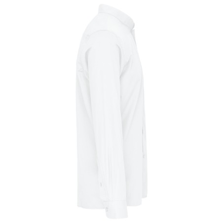 Men\\\'s long-sleeved mandarin collar shirt