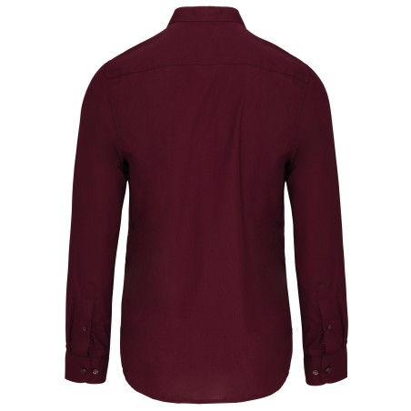 Men\\\'s long-sleeved mandarin collar shirt
