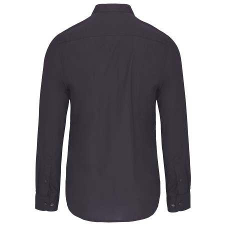 Men\\\'s long-sleeved mandarin collar shirt