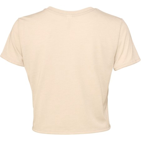 Camiseta Flowy corta bajo desigual