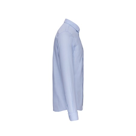 Camisa oxford lavada manga larga