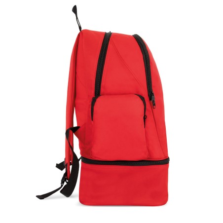 Team sports backpack with rigid bottom - 42L