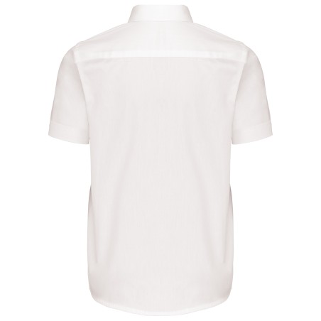 Kids\\\' short-sleeved cotton poplin shirt