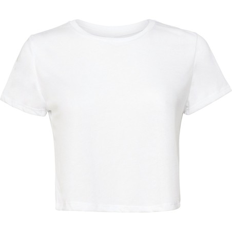 Camiseta Flowy corta bajo desigual