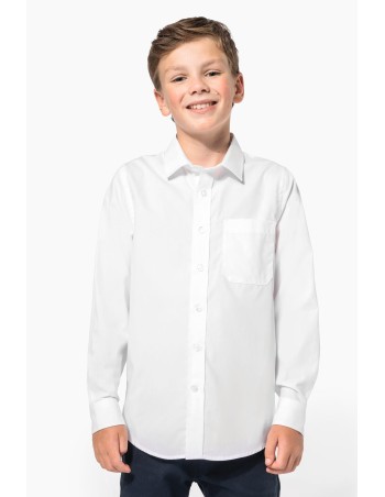 Kid\\\'s LONG-SLEEVED Poplin Shirt