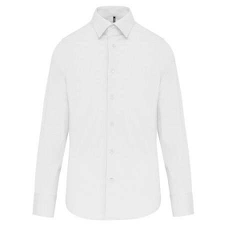 Camisa strech manga larga hombre