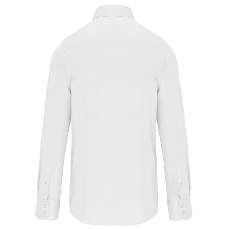 Camisa strech manga larga hombre