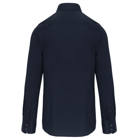 Camisa strech manga larga hombre