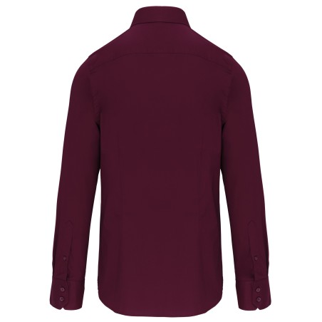 Camisa strech manga larga hombre