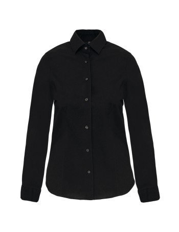 Ladies\\\' long-sleeved stretch shirt 2
