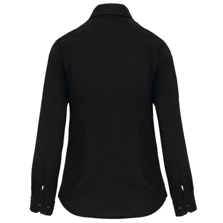 Ladies\\\' long-sleeved stretch shirt