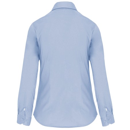 Ladies\\\' long-sleeved stretch shirt