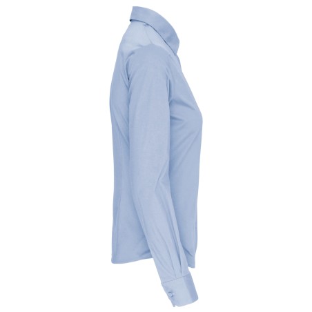 Camisa stretch manga larga mujer