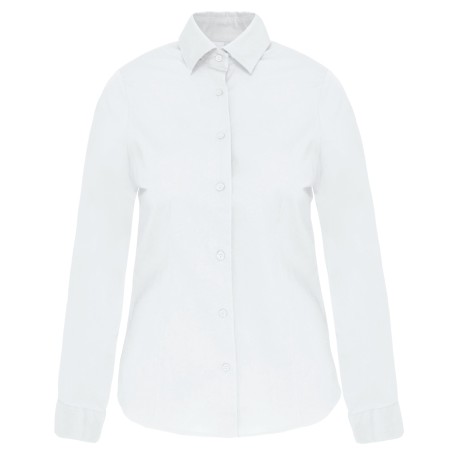 Ladies\\\' long-sleeved stretch shirt