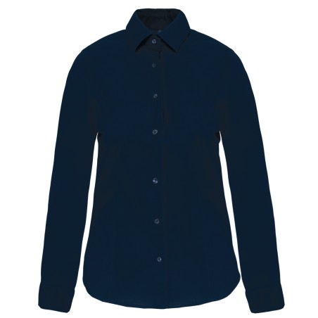 Camisa stretch manga larga mujer