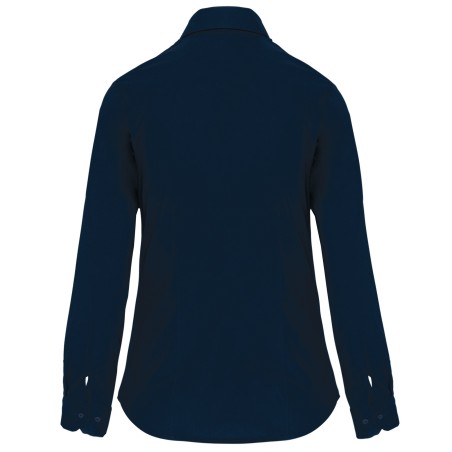 Camisa stretch manga larga mujer