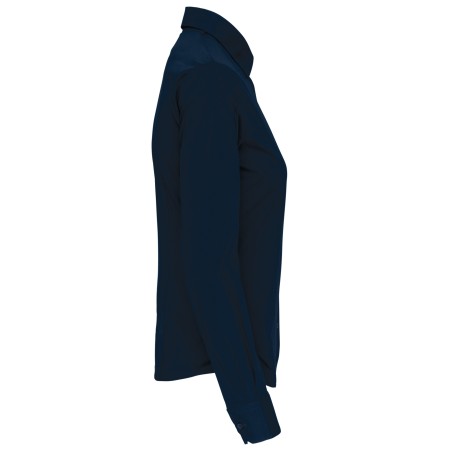 Ladies\\\' long-sleeved stretch shirt