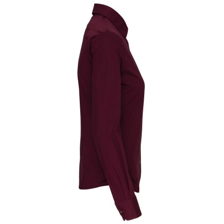 Ladies\\\' long-sleeved stretch shirt