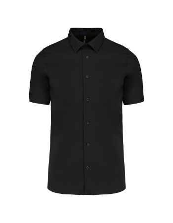 Cotton/elastane short-sleeved shirt 2