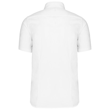 Cotton/elastane short-sleeved shirt