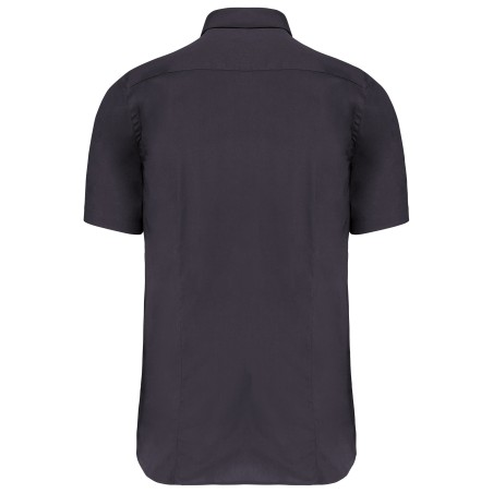 Cotton/elastane short-sleeved shirt