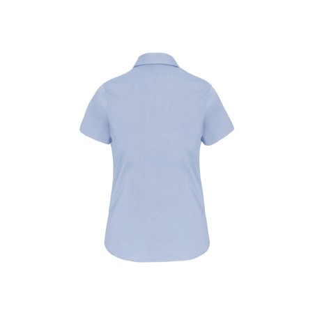 Ladies\\\' short-sleeved cotton/elastane shirt