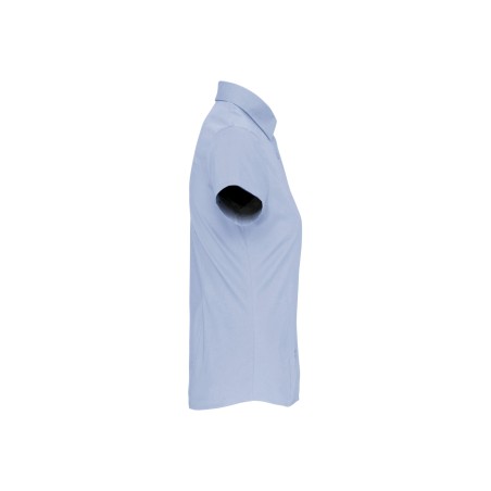 Ladies\\\' short-sleeved cotton/elastane shirt