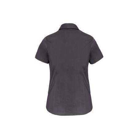 Ladies\\\' short-sleeved cotton/elastane shirt