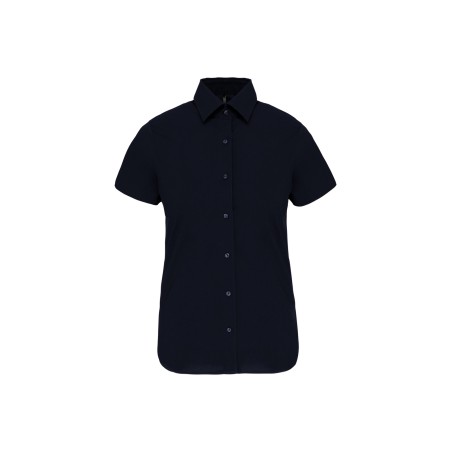 Camisa stretch manga corta mujer