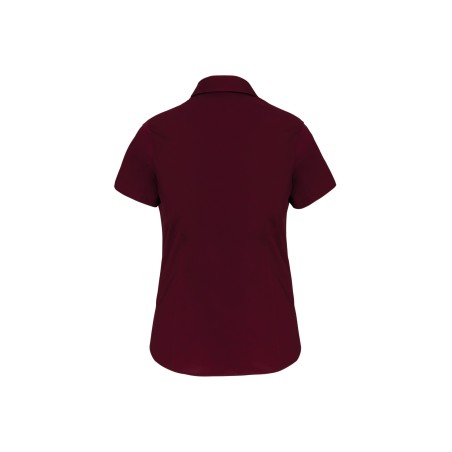 Camisa stretch manga corta mujer