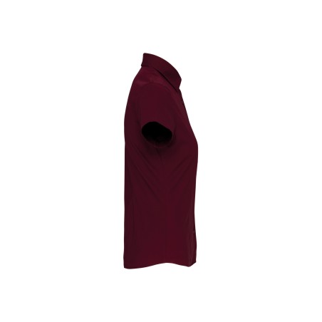 Ladies\\\' short-sleeved cotton/elastane shirt