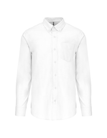 Men\\\'s long-sleeved Oxford shirt 2