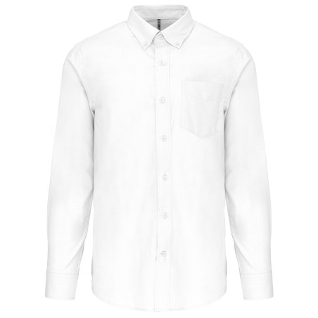 Men\\\'s long-sleeved Oxford shirt