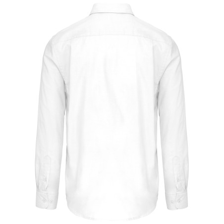 Camisa oxford manga larga hombre