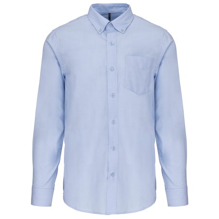 Men\\\'s long-sleeved Oxford shirt