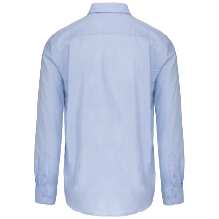 Men\\\'s long-sleeved Oxford shirt