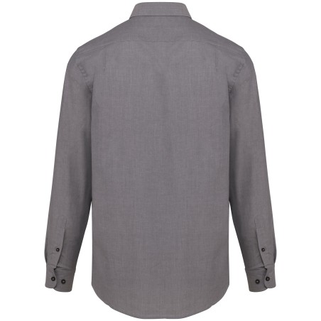 Men\\\'s long-sleeved Oxford shirt