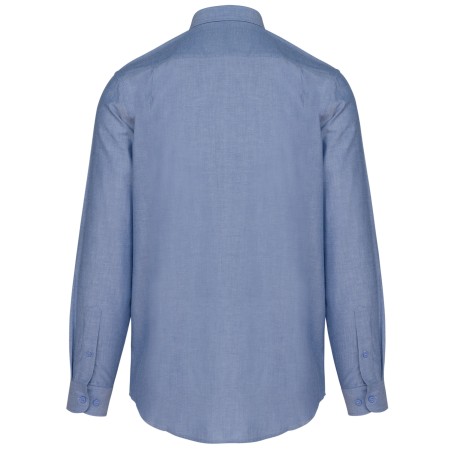 Men\\\'s long-sleeved Oxford shirt
