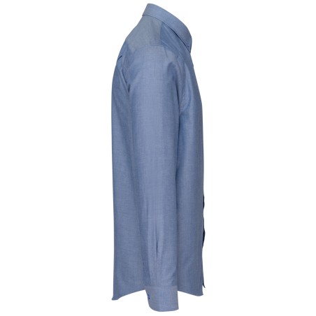 Camisa oxford manga larga hombre