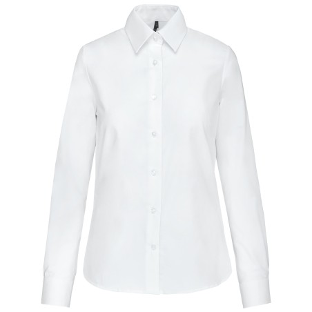 Ladies\\\' long-sleeved Oxford shirt