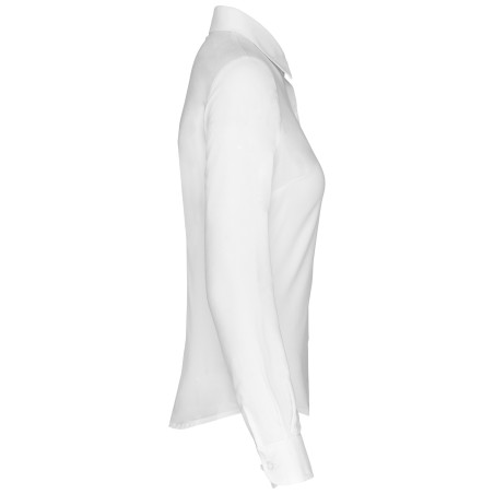 Camisa oxford manga larga mujer