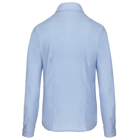 Camisa oxford manga larga mujer