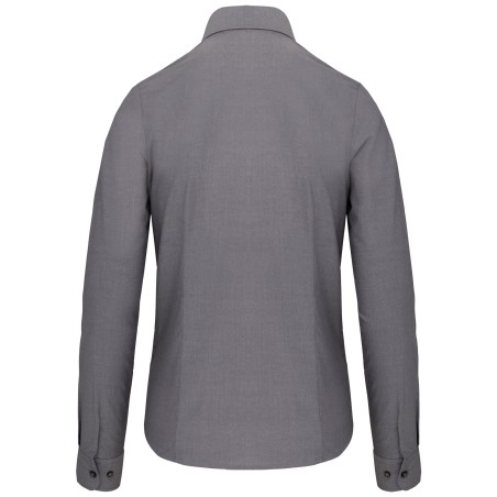 Ladies\\\' long-sleeved Oxford shirt